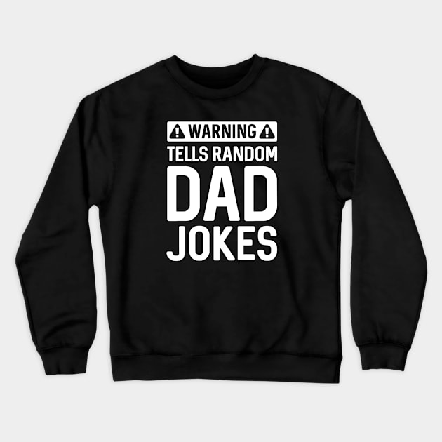 Dad Jokes Crewneck Sweatshirt by LuckyFoxDesigns